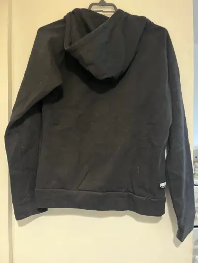 Polerón negro Puma con capucha - miniatura 4