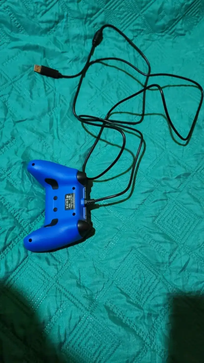 Control azul con cable USB - 2