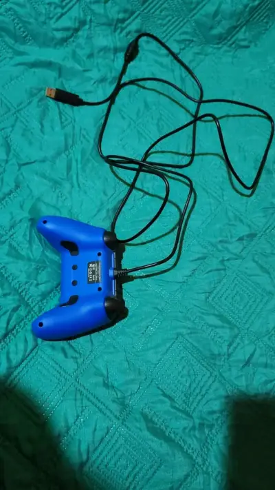 Control azul con cable USB - miniatura 2