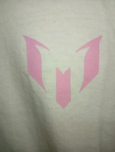 Polera línea Messi N° 10, blanca Adidas con logo - miniatura 2