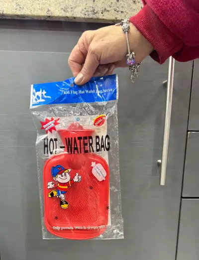 Bolsa de agua caliente roja - miniatura 1