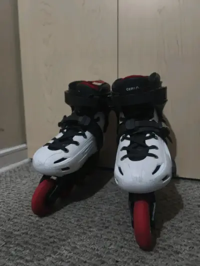 Patines en línea blancos y negros - miniatura 4