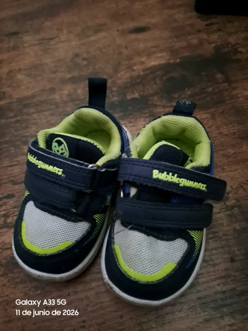 Zapatillas Bubblegummers niños azul verdoso