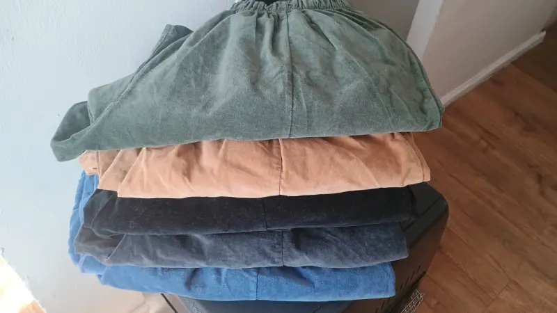 Pantalones Ballon de gamuza - 3