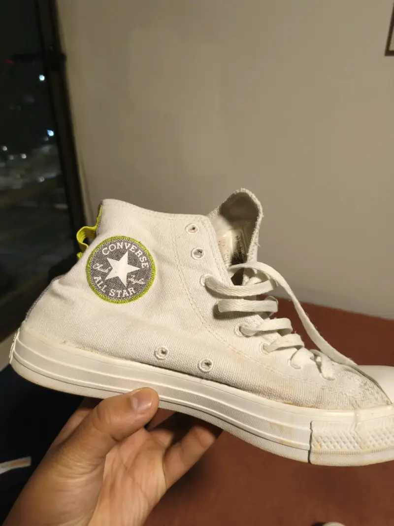 Zapatillas blancas de lona - 3
