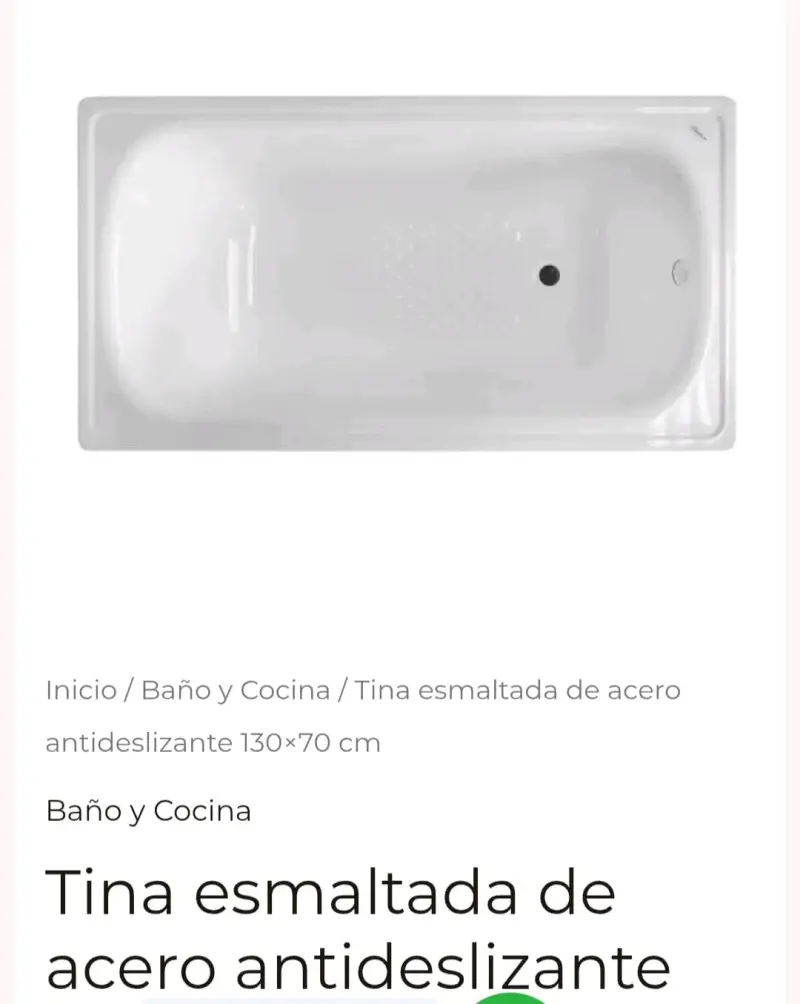 Bañera blanca con accesorios - 3