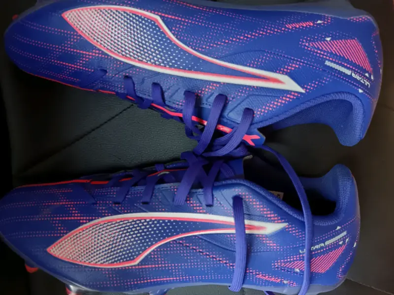 Zapatos de fútbol azules Puma - 5