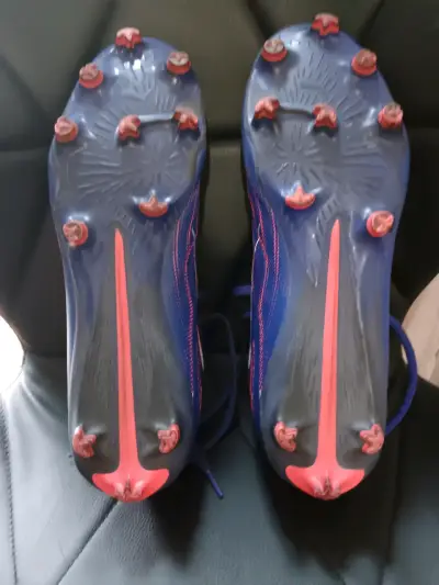 Zapatos de fútbol azules Puma - miniatura 6
