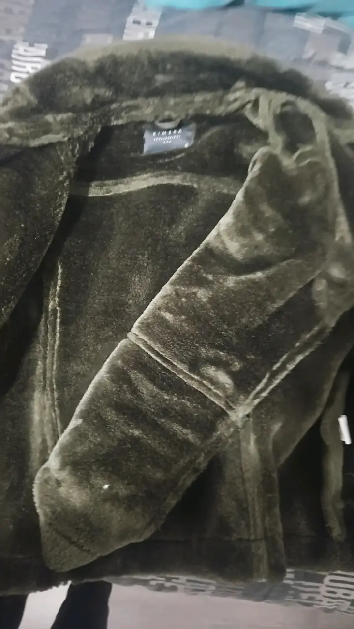Chaqueta de cuero con forro afelpado - 2