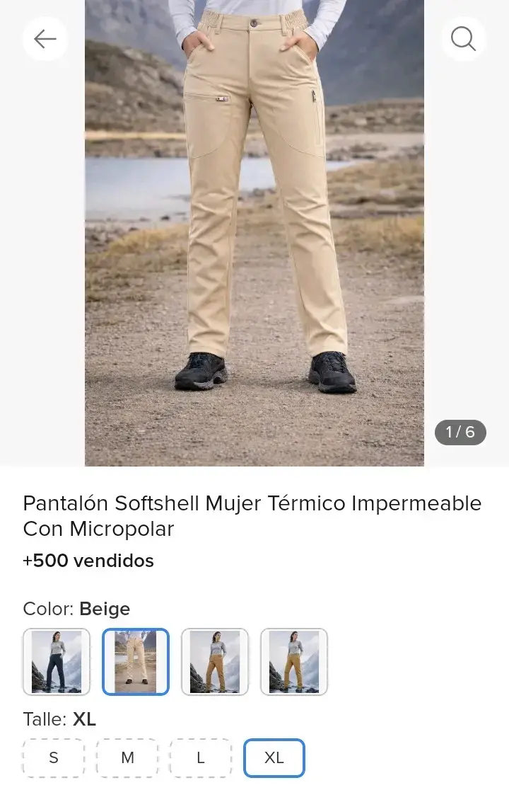 Pantalón softshell térmico mujer - 2