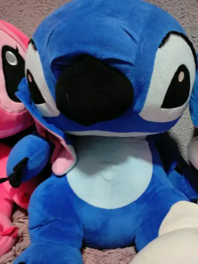 Peluche azul grande - miniatura 1