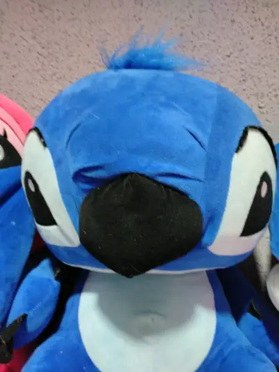 Peluche azul grande - miniatura 3