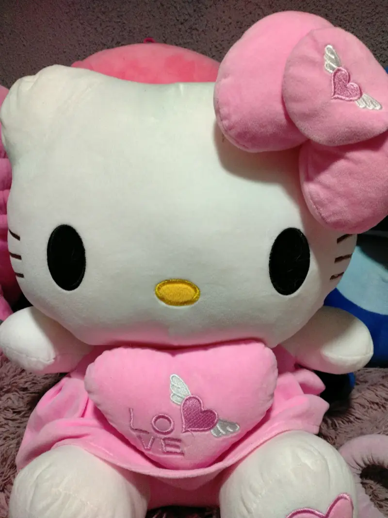 Peluche gigante Hello Kitty rosa - 2