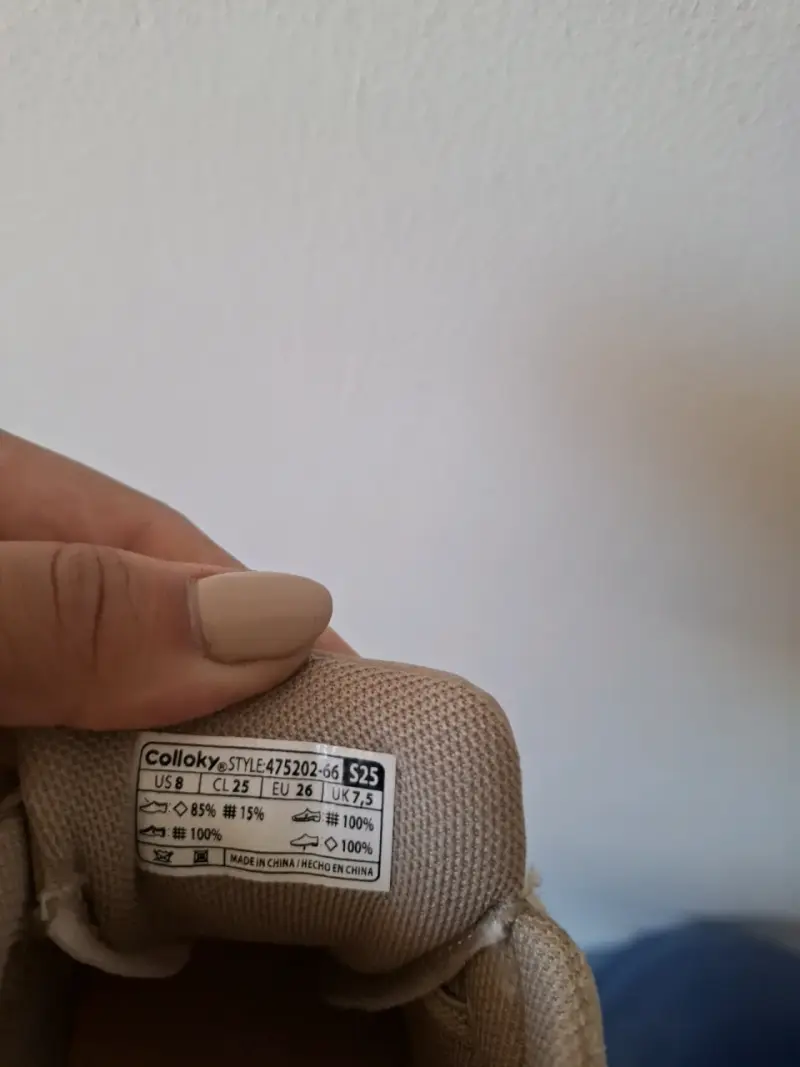 Zapatillas beige Colloky para niños - 2