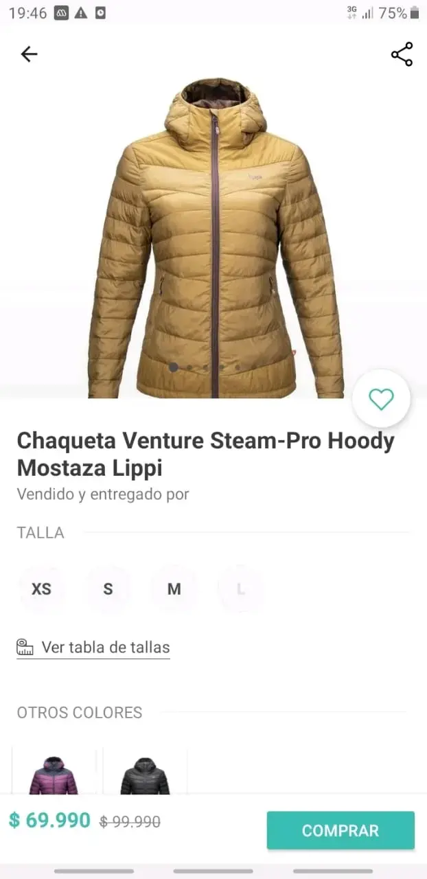 Parka Reversible Negra/Amarilla - 4