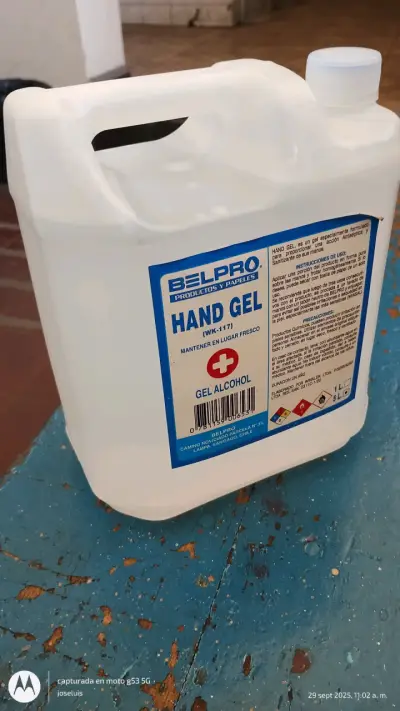 Alcohol  Gel Industrial 5 litros - miniatura 2