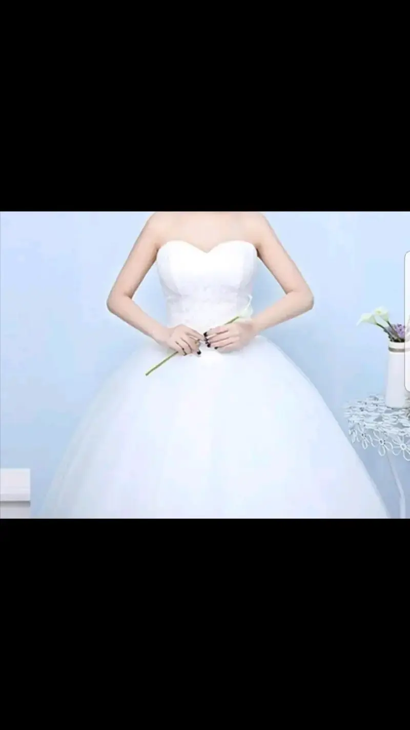 Vestido de novia blanco encaje - 5