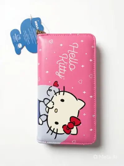 Billetera Hello Kitty rosa - miniatura 1