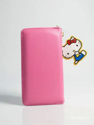 Billetera Hello Kitty rosa - miniatura 2