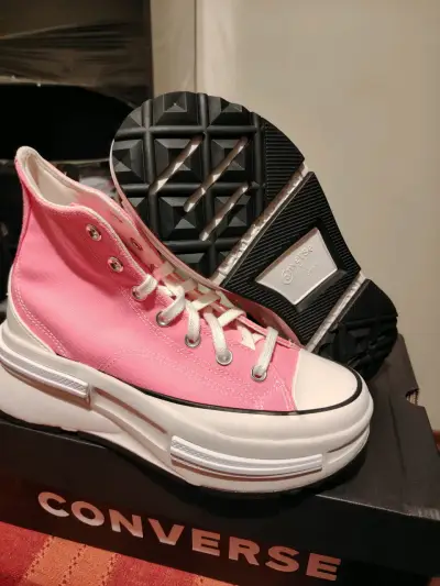 Zapatillas altas rosadas Converse - miniatura 2