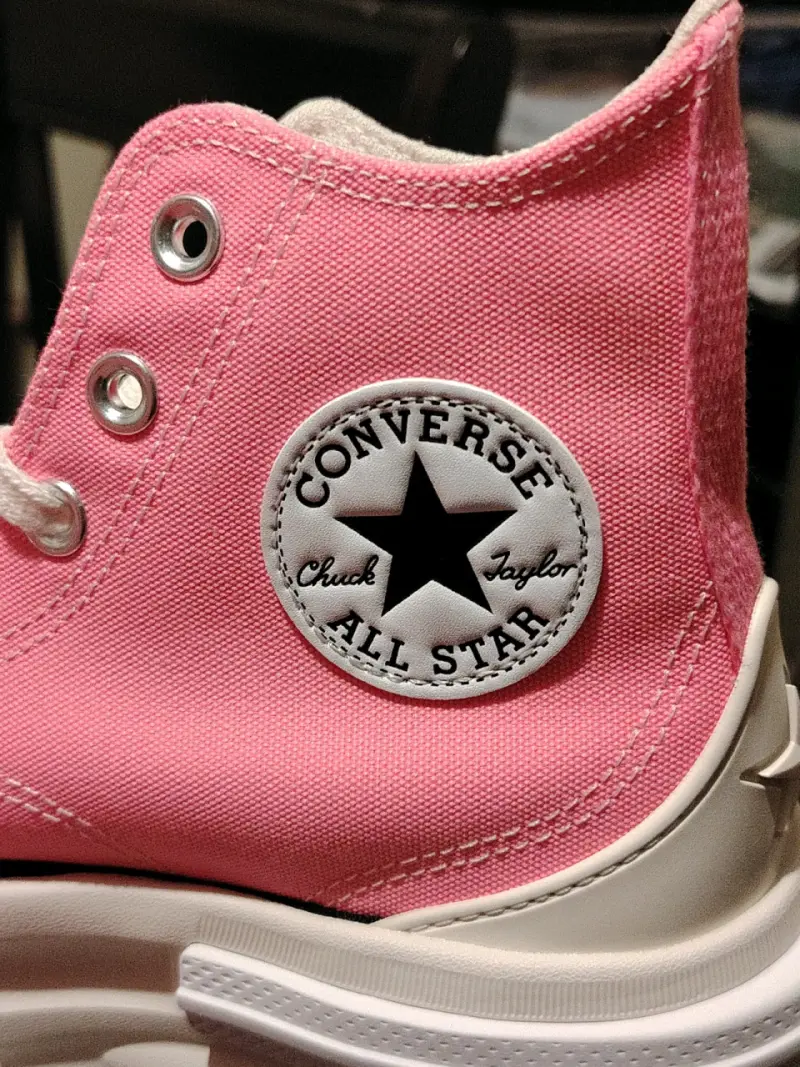 Zapatillas altas rosadas Converse - 4