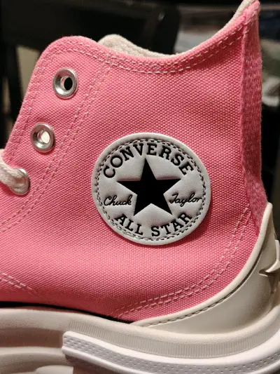 Zapatillas altas rosadas Converse - miniatura 4