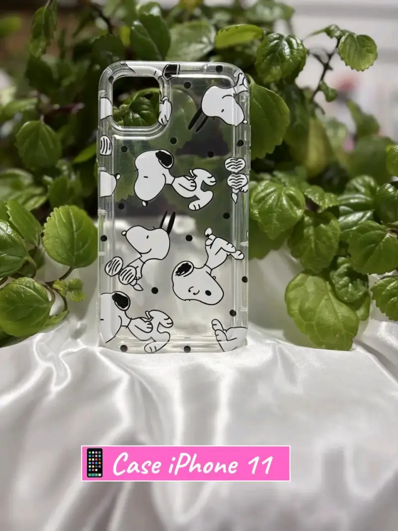 Funda iPhone 11 lazos rosados - 2