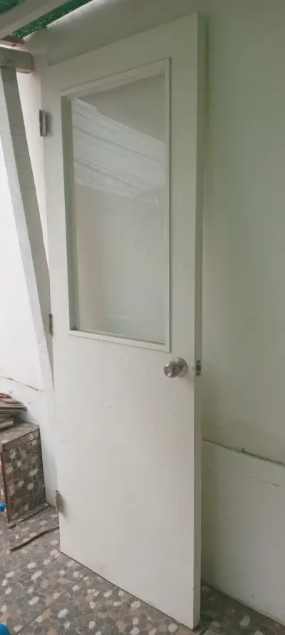Puerta interior blanca con vidrio - miniatura 2