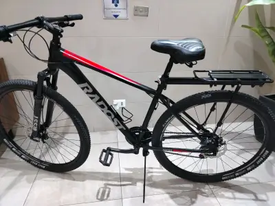 Bicicleta de montaña aro 29 negra y roja - miniatura 1