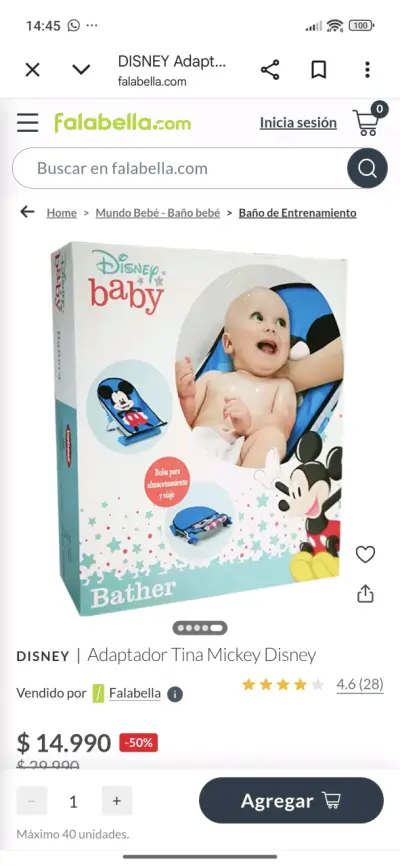 Adaptador Tina Mickey Disney - miniatura 3