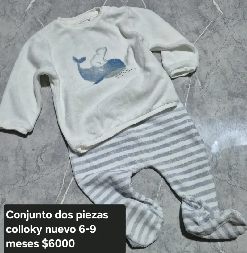 Conjunto bebé Colloky 6-9 meses