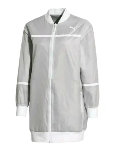 Chaqueta cortavientos gris Puma - miniatura 1