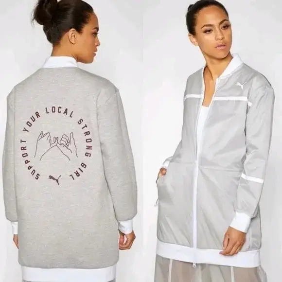 Chaqueta cortavientos gris Puma - 3