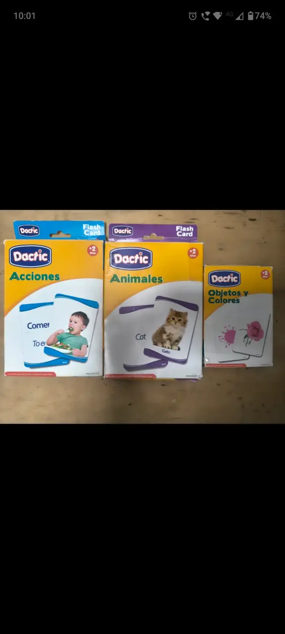 Set Tarjetas Dactic para Niños