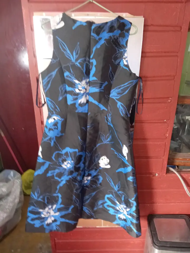 Vestido azul strapless nuevo - 2