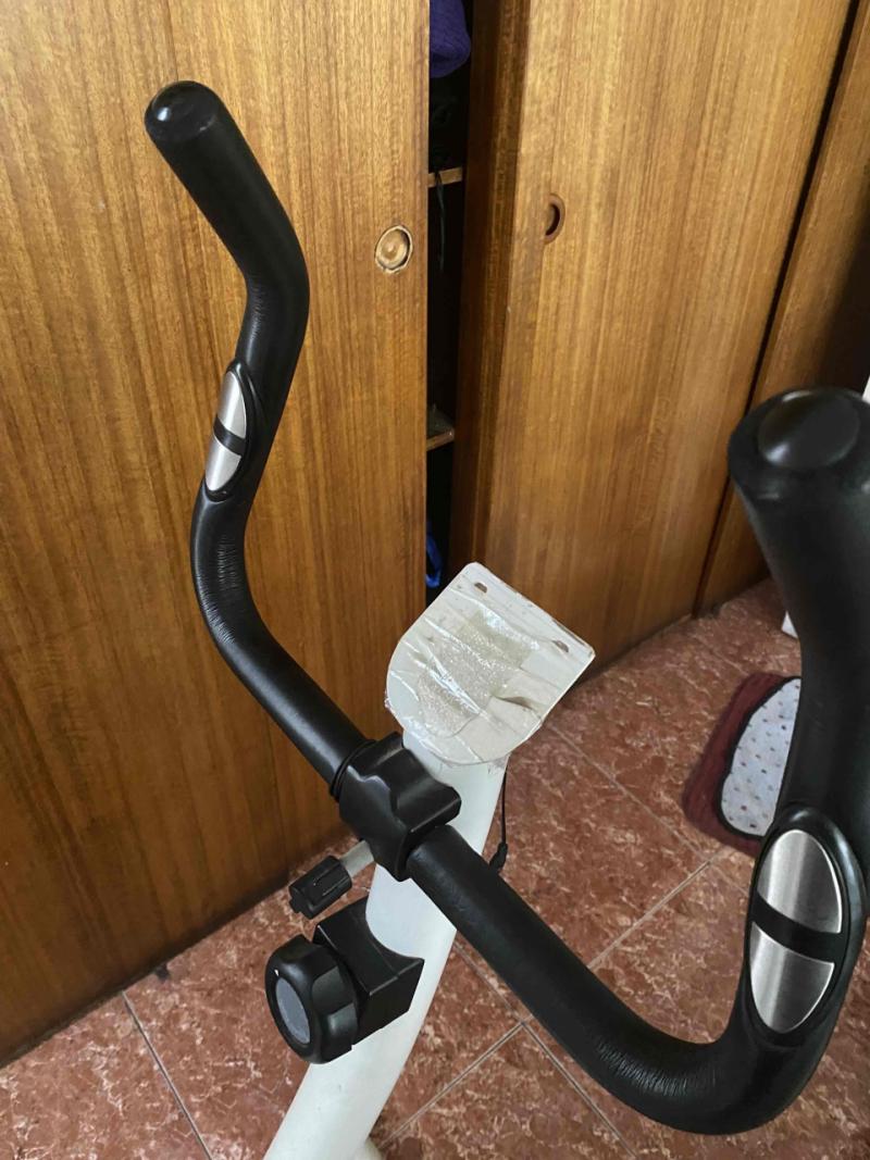 Bicicleta estática blanca Máster Fit - 2