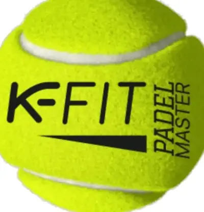 Pelota de padel K-Fit amarilla - miniatura 1