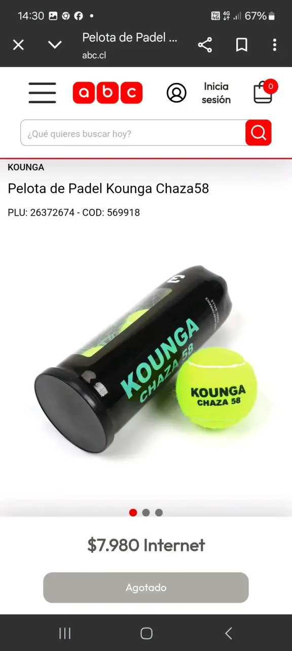Pelota de padel K-Fit amarilla - 4