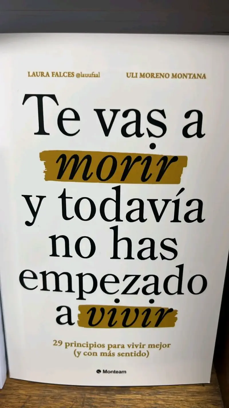 Libro 'Te vas a morir'