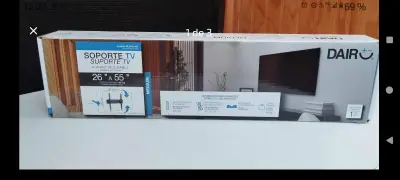 Soporte TV a muro inclinable - miniatura 1