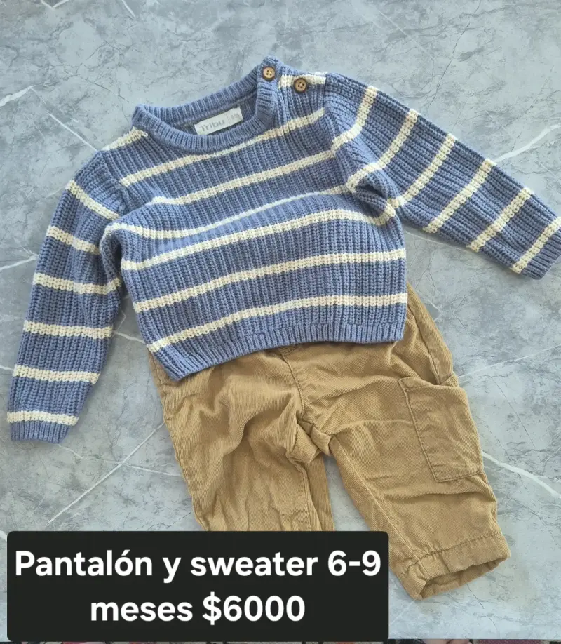 Conjunto pantalón y sweater