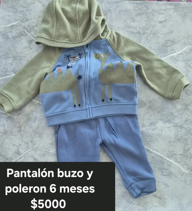 Conjunto buzo y polerón 6 meses