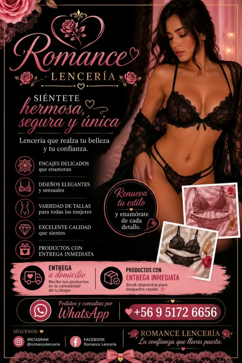 Conjunto lencería
