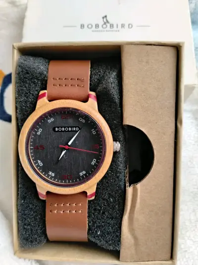 Reloj de madera BoboBird - miniatura 1