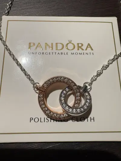 Collar de doble círculo Pandora - miniatura 2