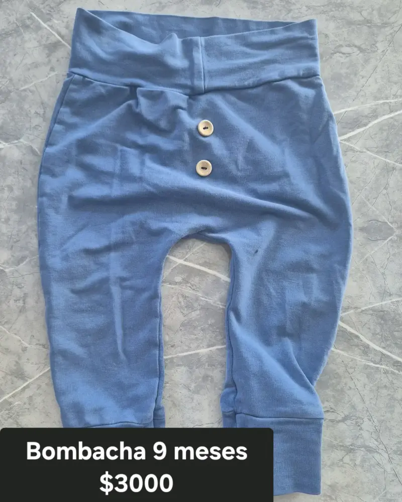 Bombacha azul bebé 9 meses