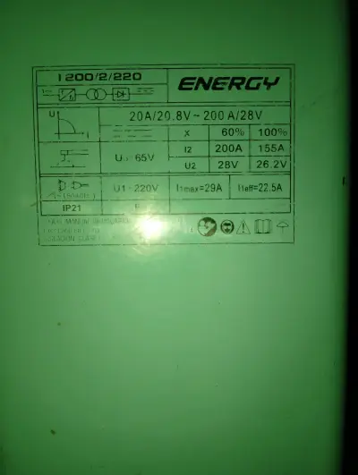 Soldadora Energy 1200/2/220 - miniatura 1