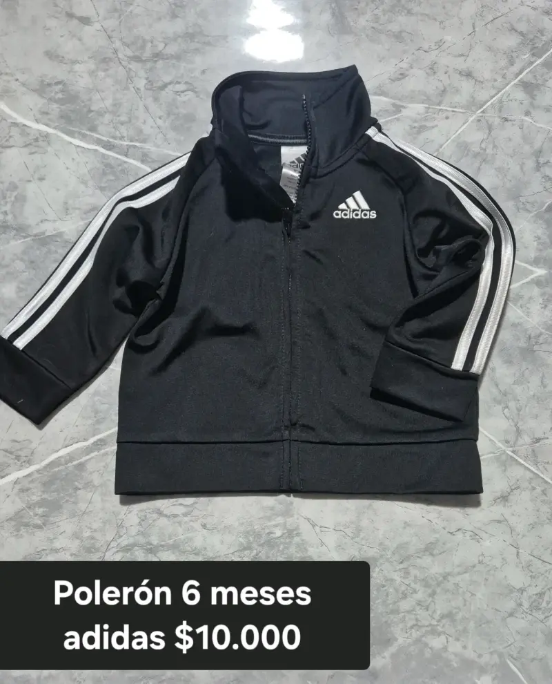 Polerón bebé Adidas negro