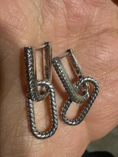 Aros Pandora de plata - miniatura 2