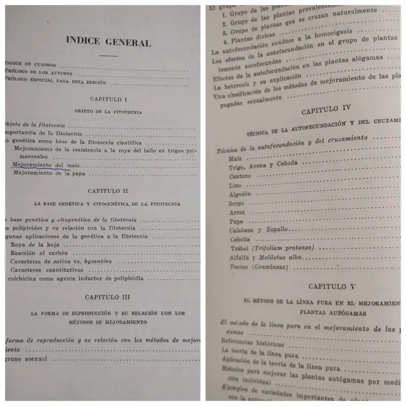 Metodos Fitotécnicos edición 1947 - 2